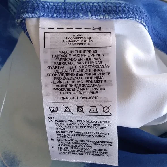 🆕Reebok Women's Lux Bold Graphic Leggings,Chalk Blue, Brand New, NWT, Authentic - Picture 9 of 11